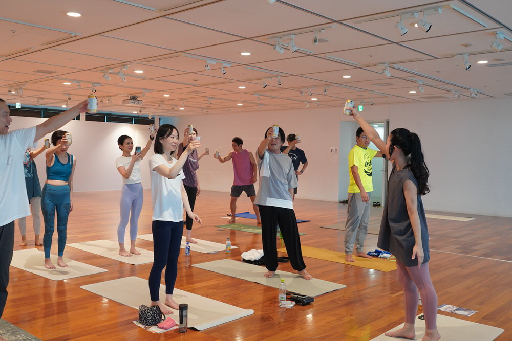 DSC09451 1 「ビールヨガ」イベントへ！MIKU先生突撃取材レポート！